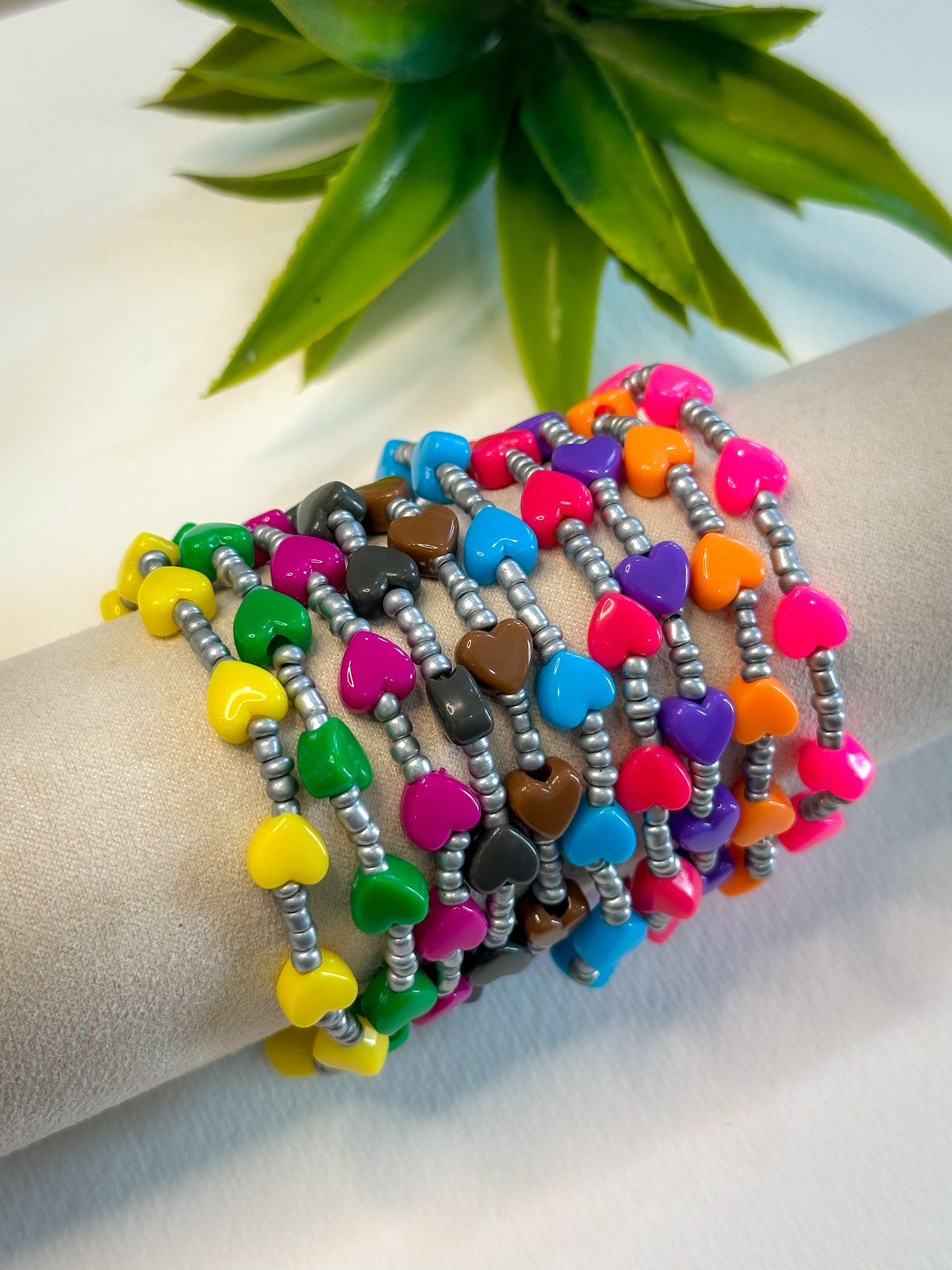 Bold Bracelet Stack of 10 (Silver)