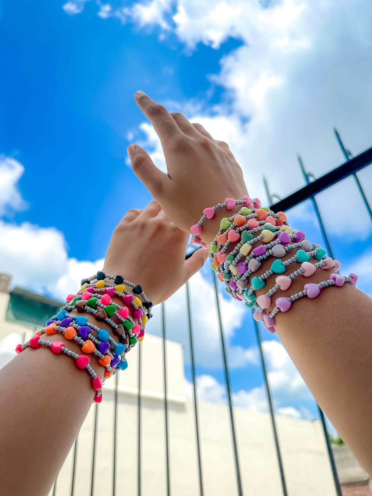 Bold Bracelet Stack of 10 (Silver)