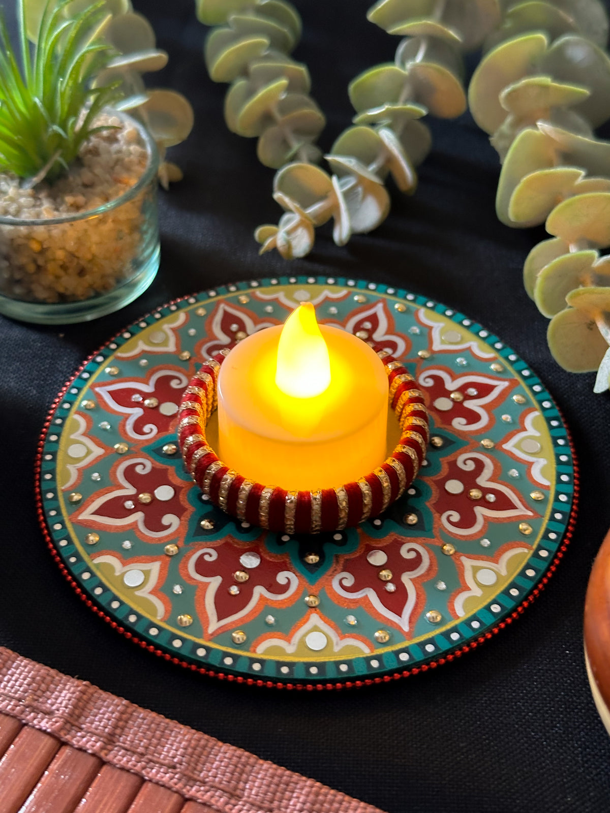 New Mandala Diya/Candle Holder