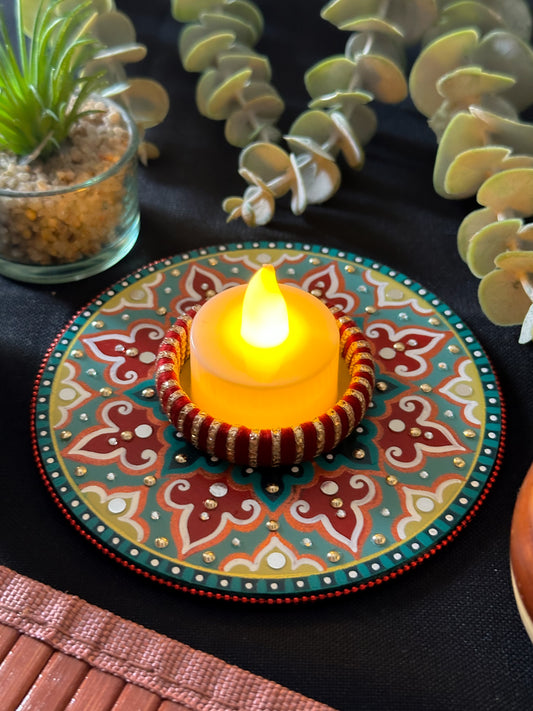 New Mandala Diya/Candle Holder