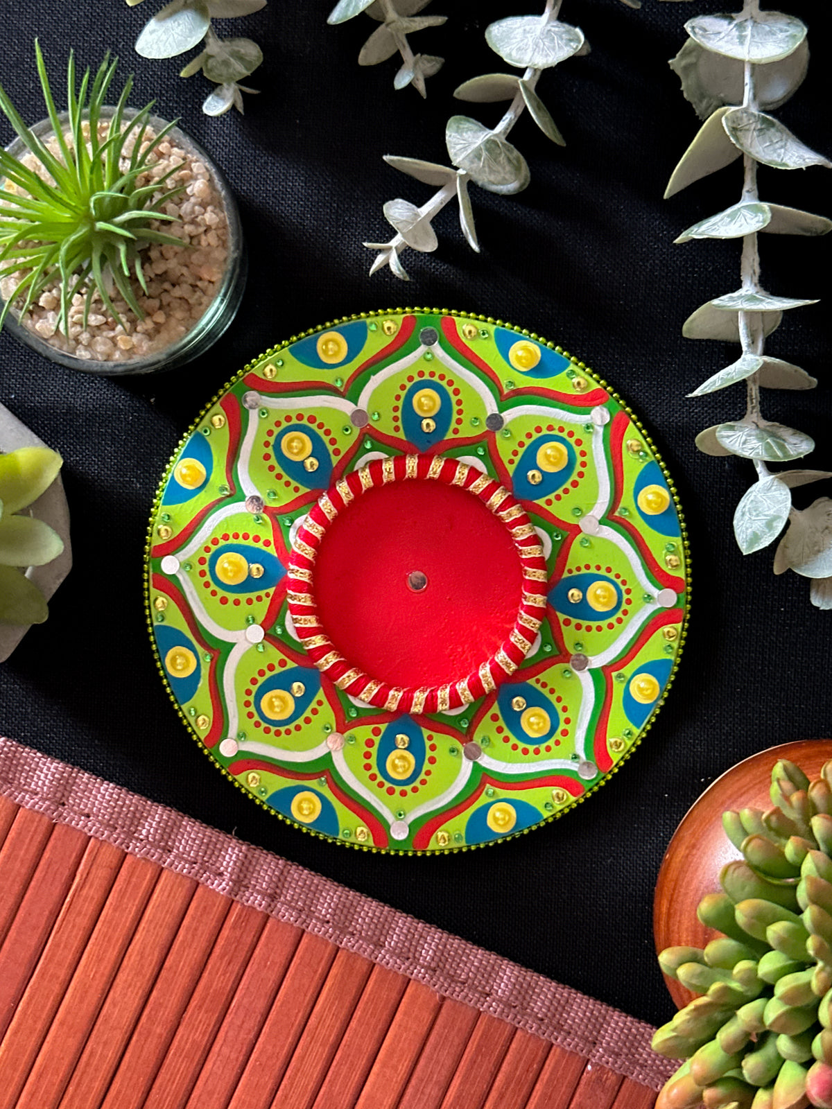 New Mandala Diya/Candle Holder