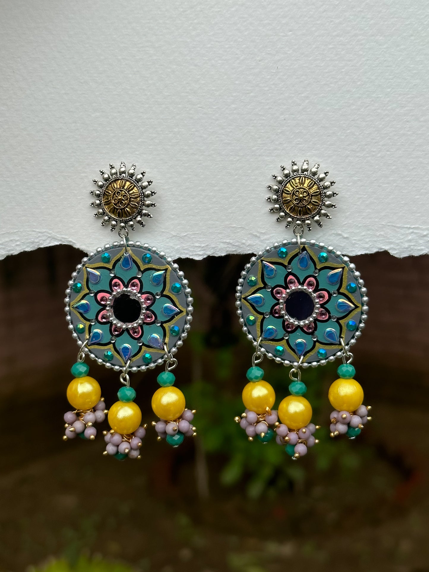 Mini Mandala Earrings