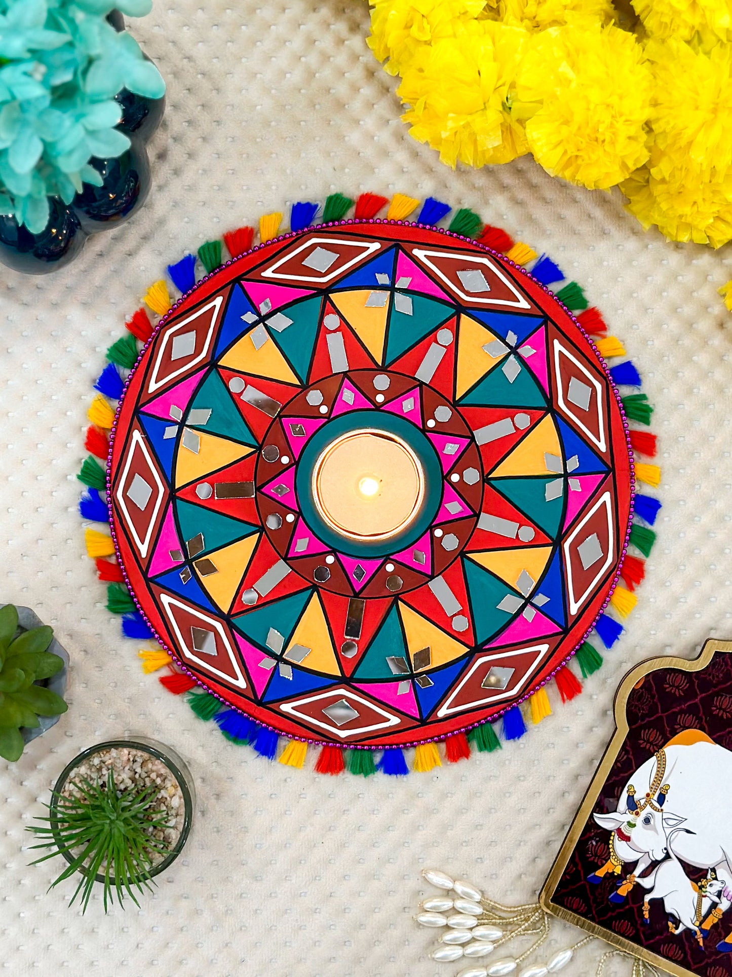 Mandala Tealight Candle Holder