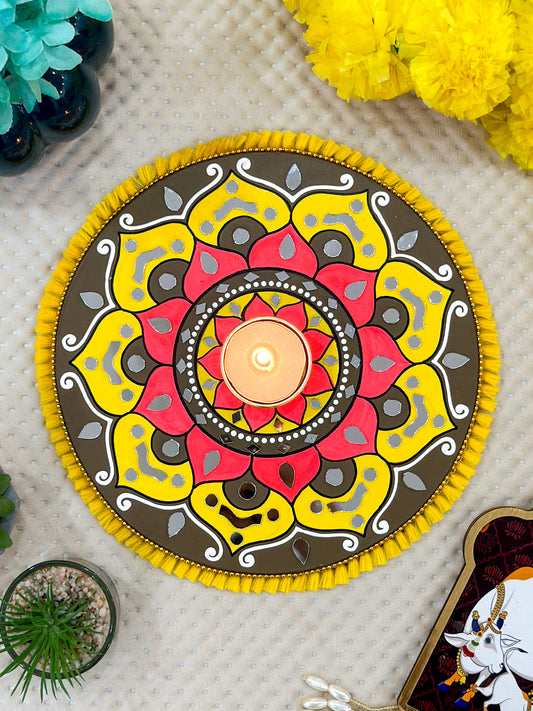 Mandala Tealight Candle Holder