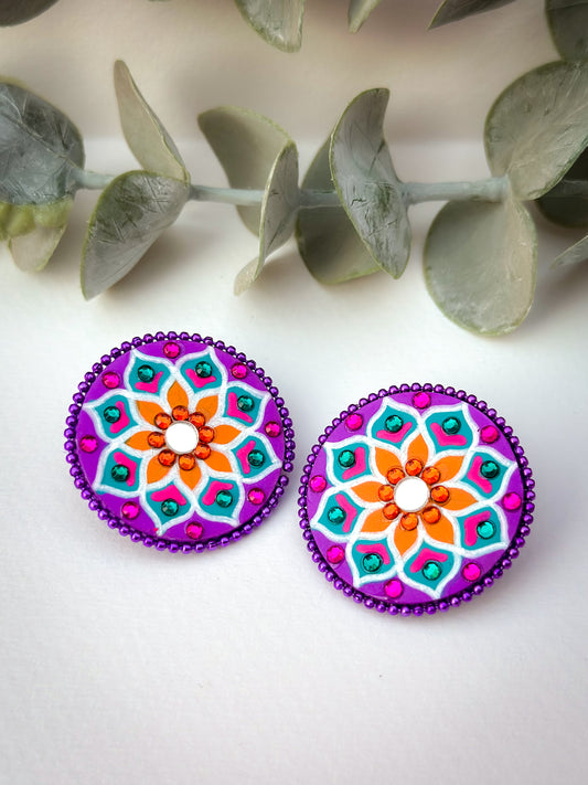 Mini Mandala Studs