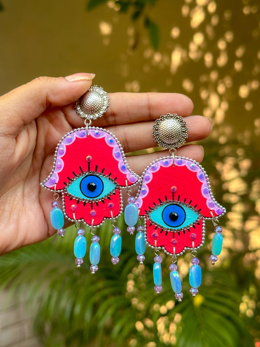 Hamsa Earrings