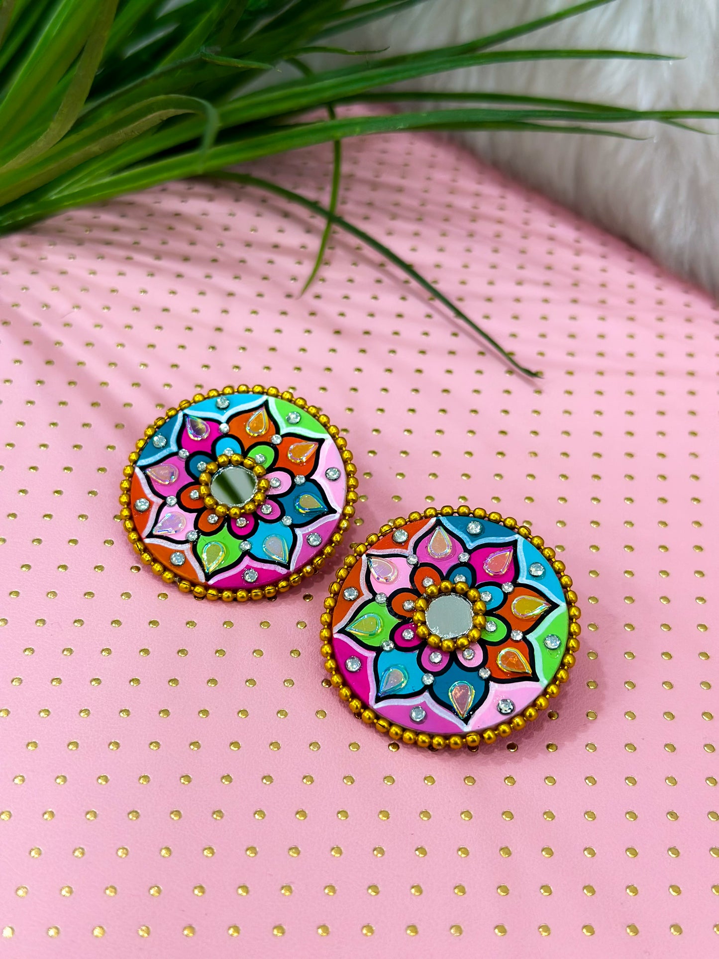 Mandala Studs