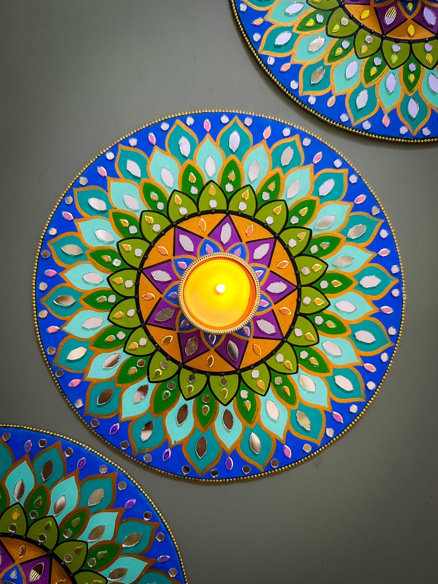New Mandala Tealight Candle Holder