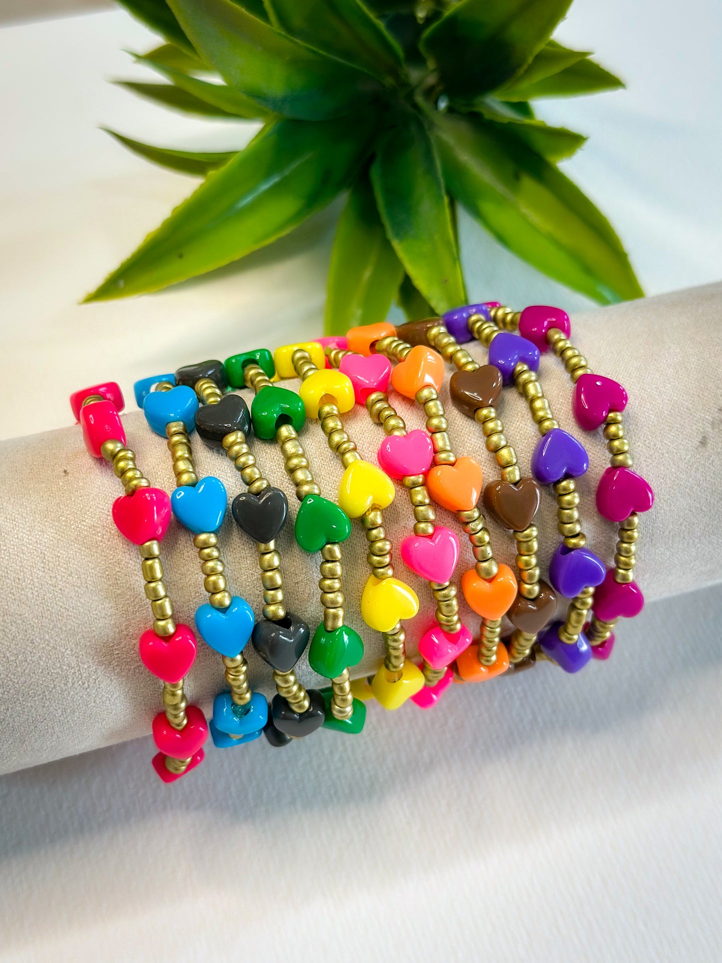 Bold Bracelet Stack of 10 (Gold)