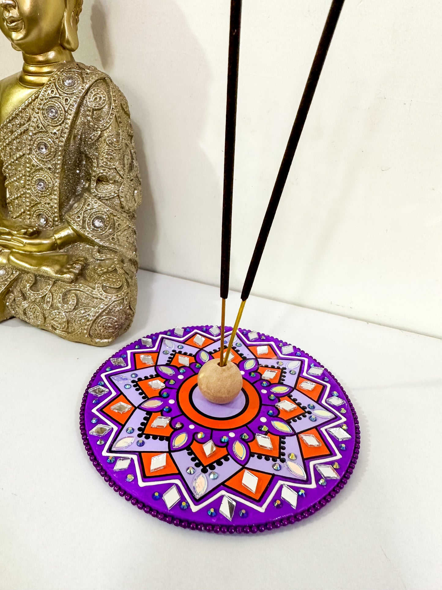 Mini Mandala Incense Stick Holder