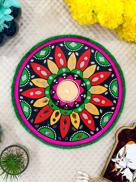 Mandala Tealight Candle Holder