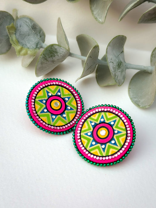 Mini Mandala Studs