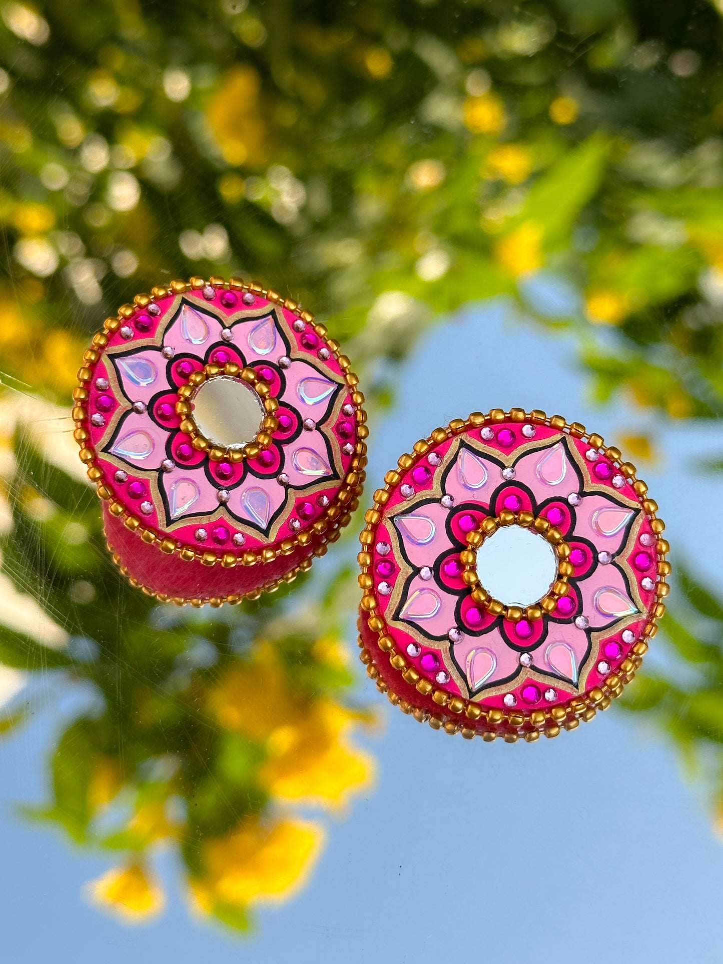 Mandala Studs