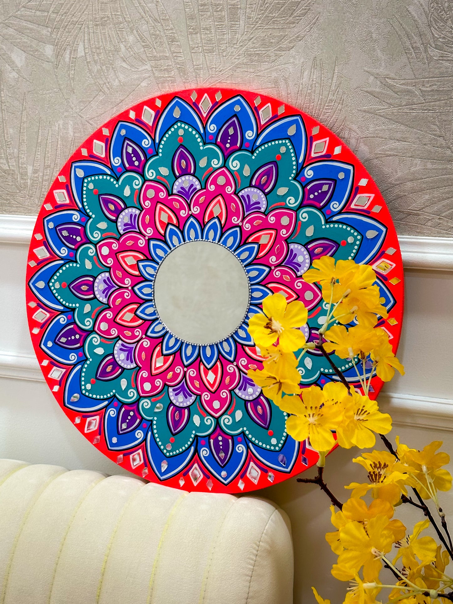 Mirror Mandala Wall Art