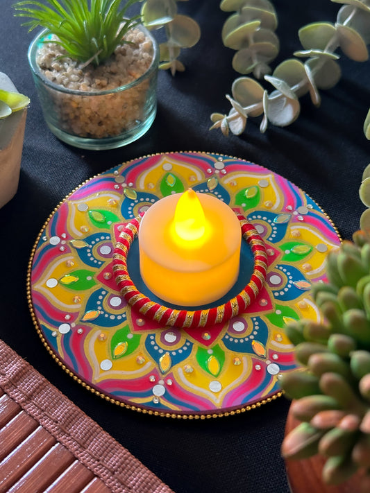 New Mandala Diya/Candle Holder