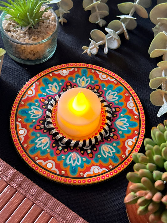 New Mandala Diya/Candle Holder