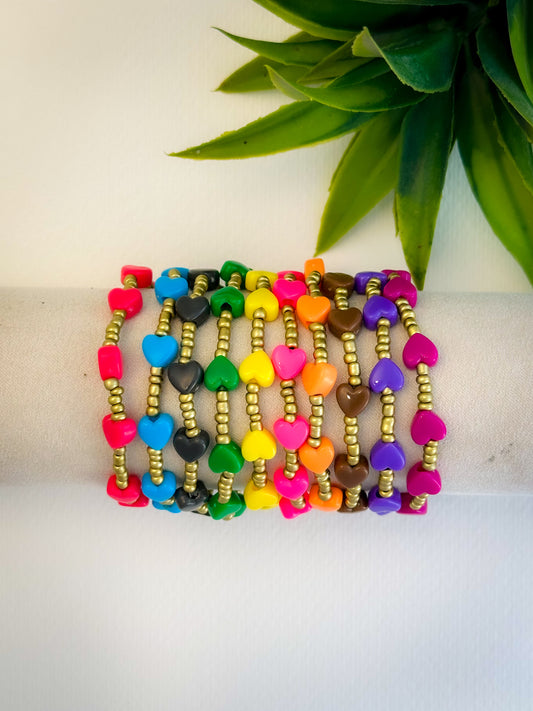 Bold Bracelet Stack of 10 (Gold)