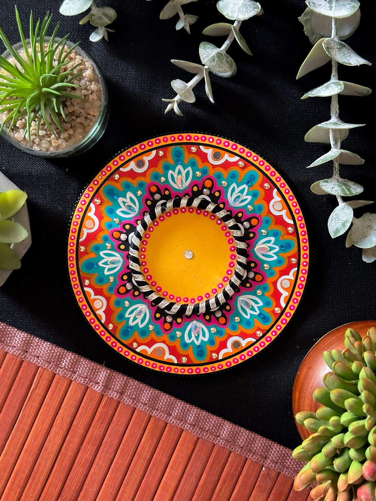 New Mandala Diya/Candle Holder