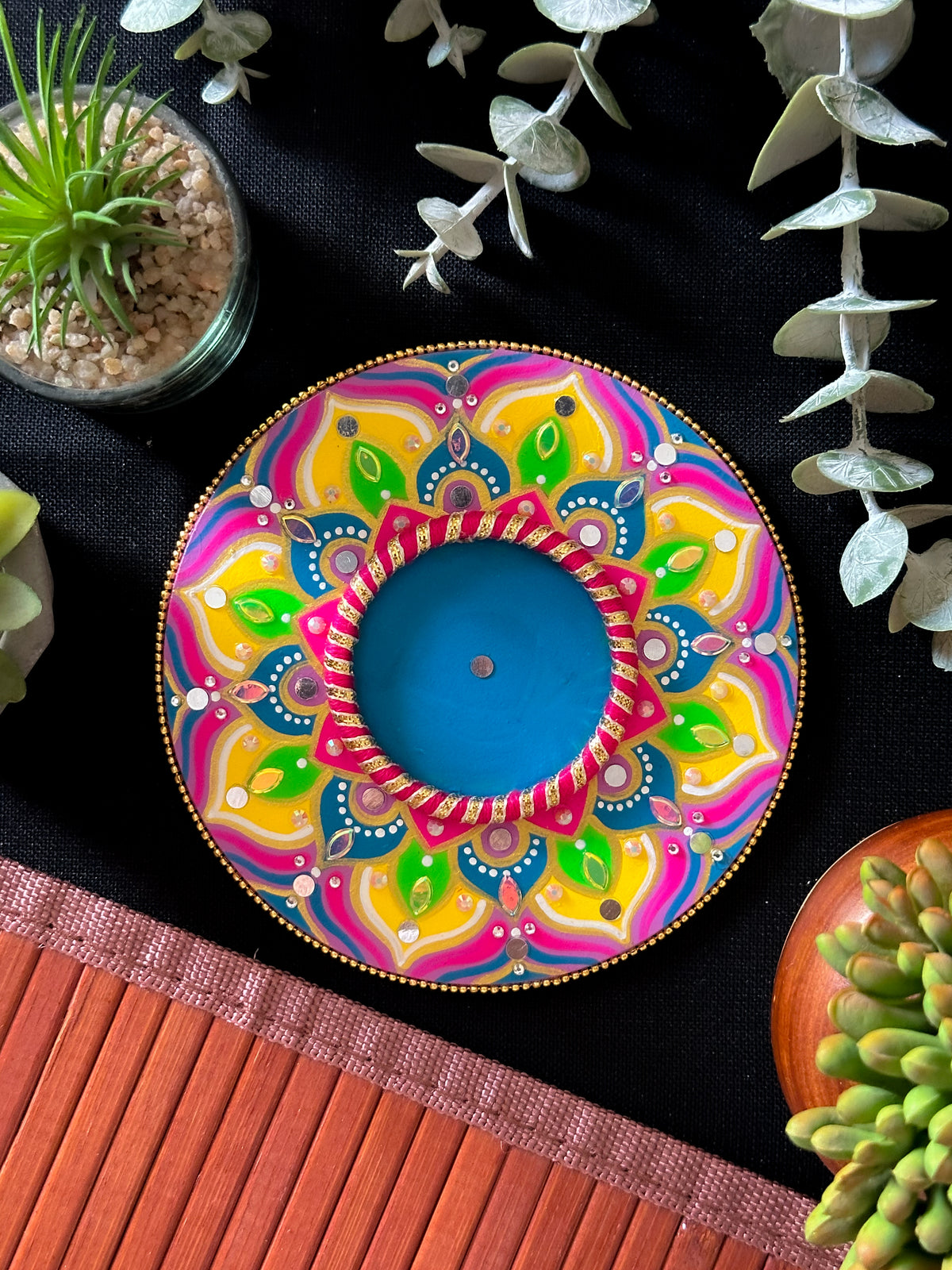 New Mandala Diya/Candle Holder