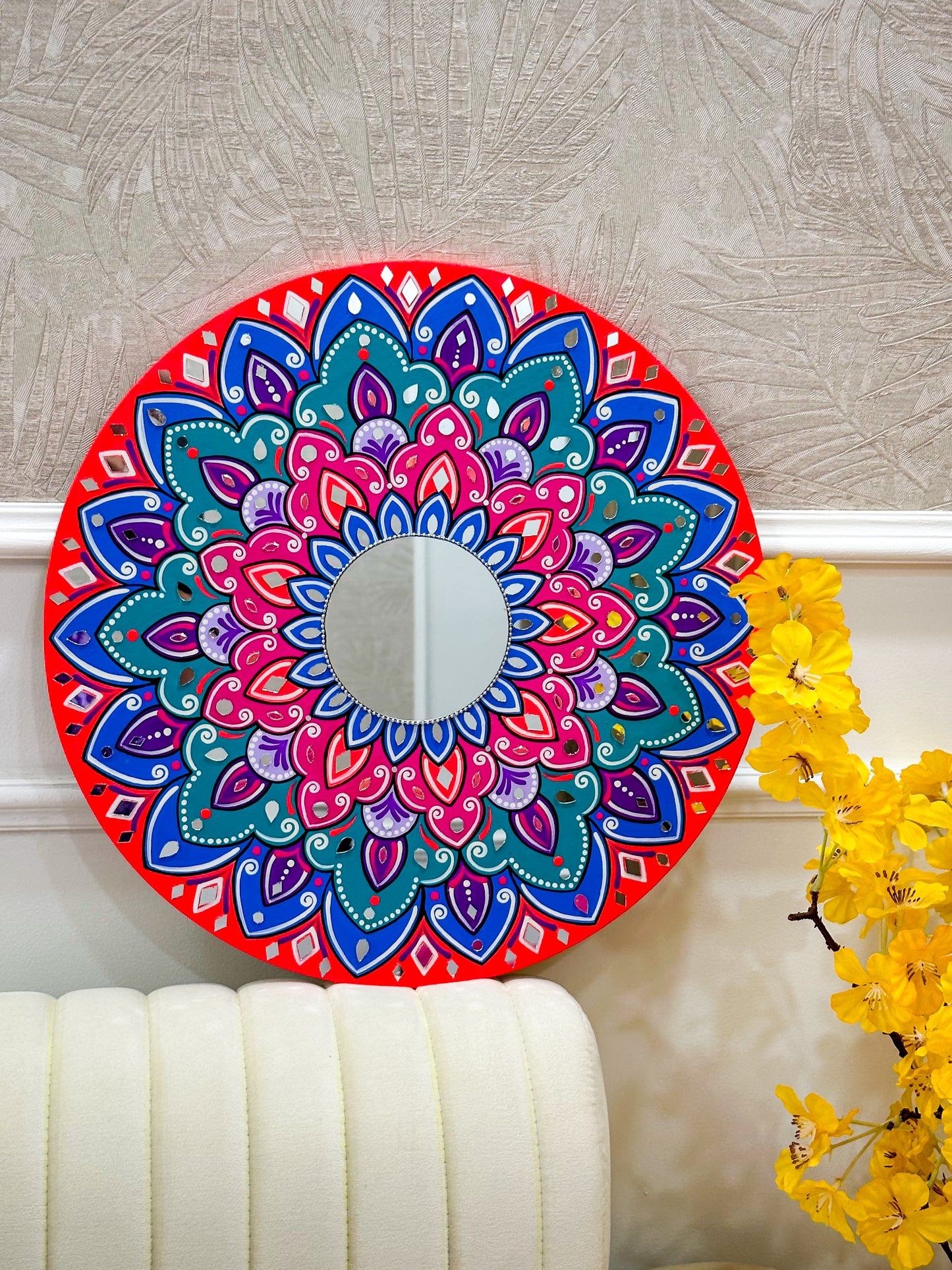 Mirror Mandala Wall Art