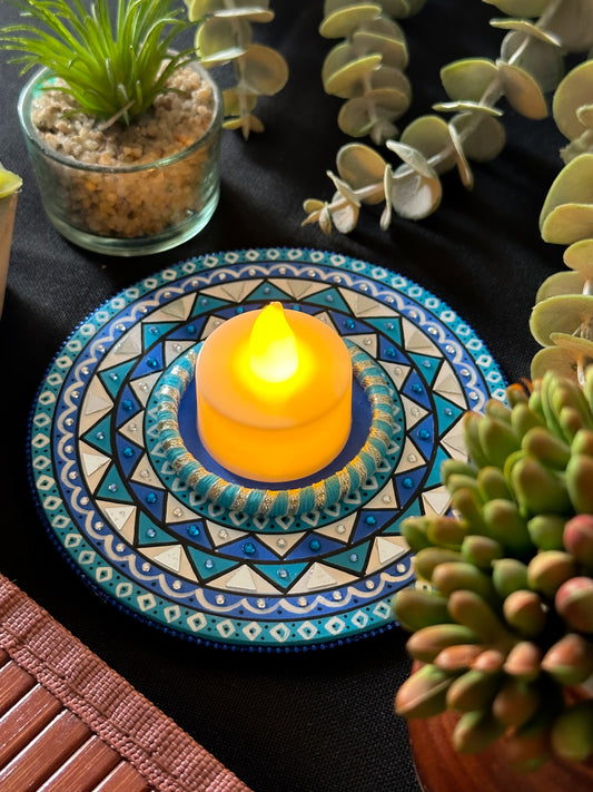 New Mandala Diya/Candle Holder