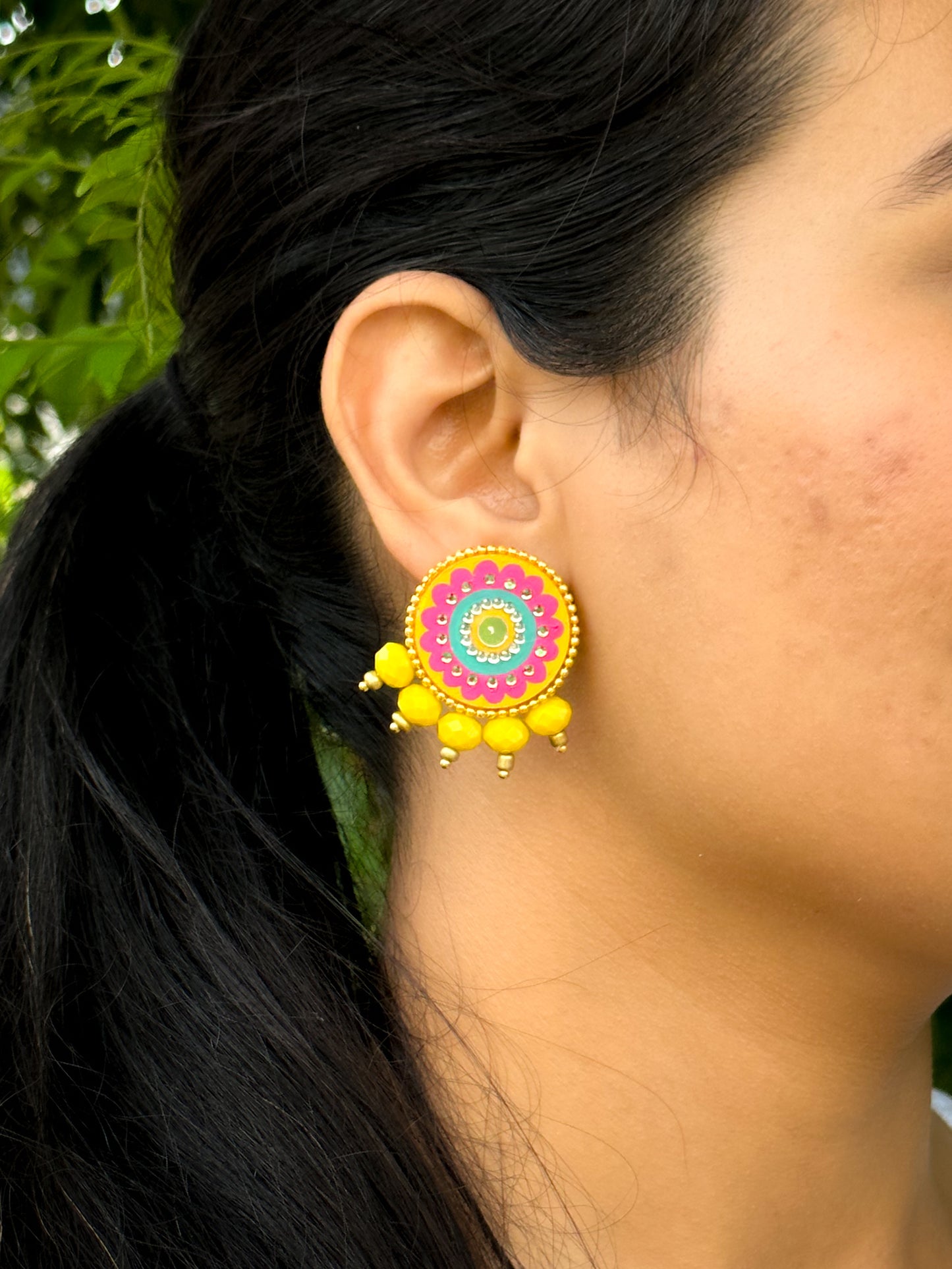 Mini Mandala Studs