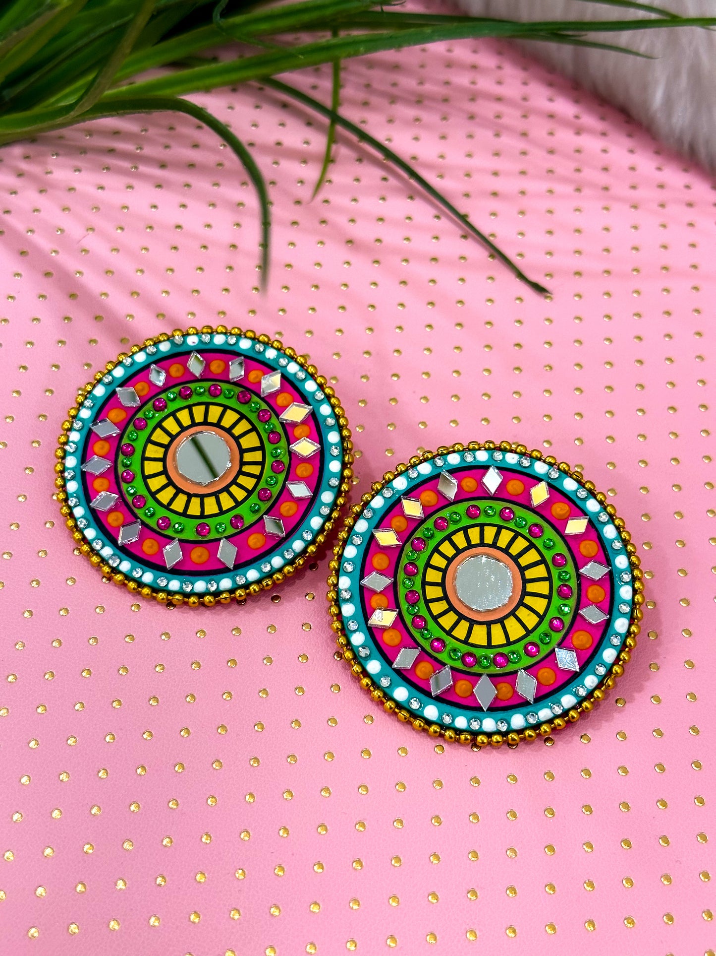 Mandala Studs