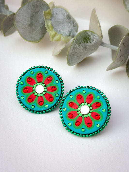 Mini Mandala Studs