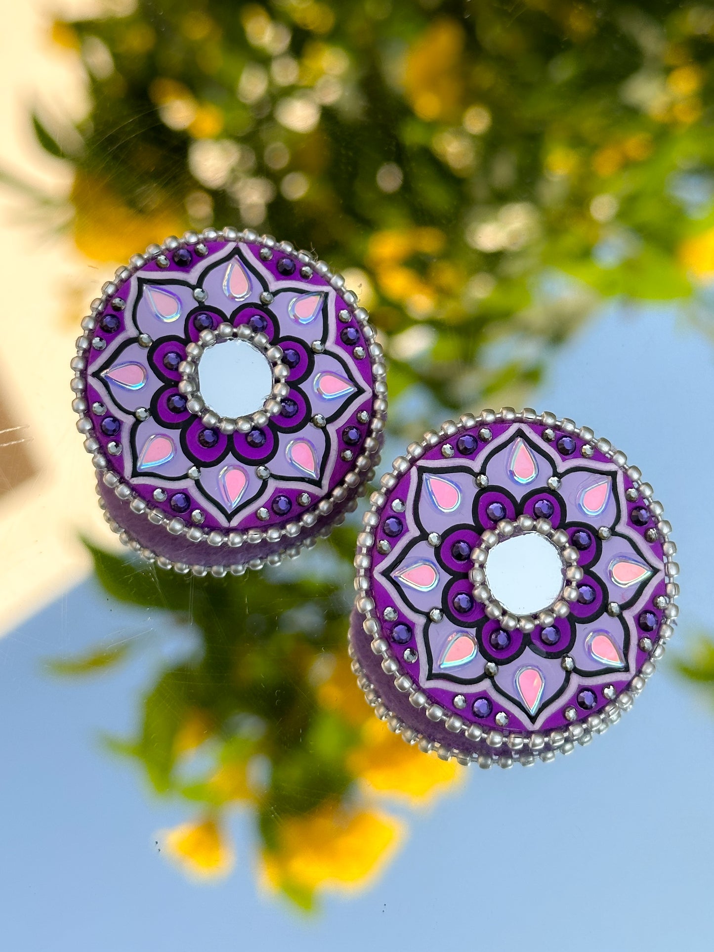 Mandala Studs