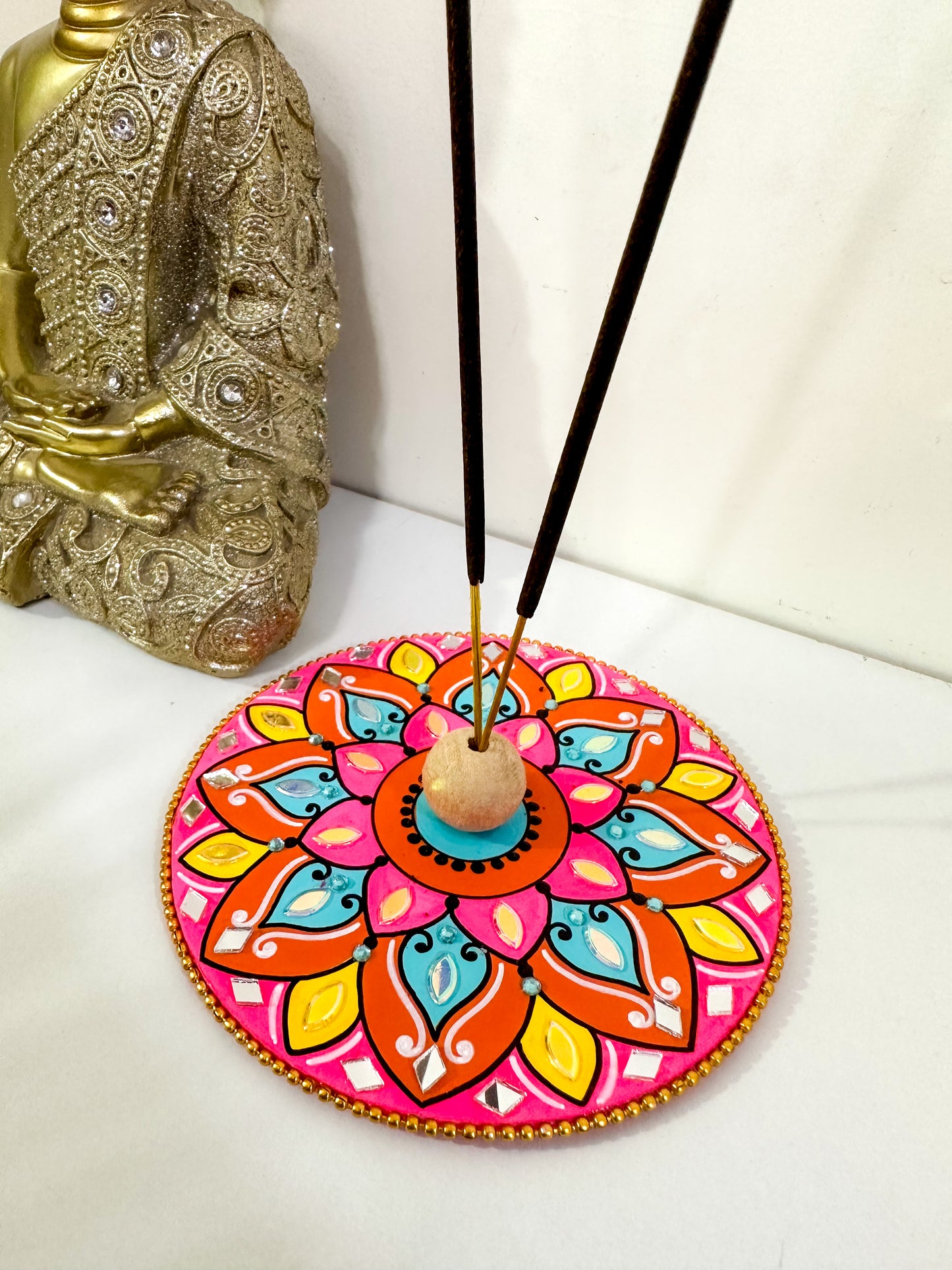 Mini Mandala Incense Stick Holder