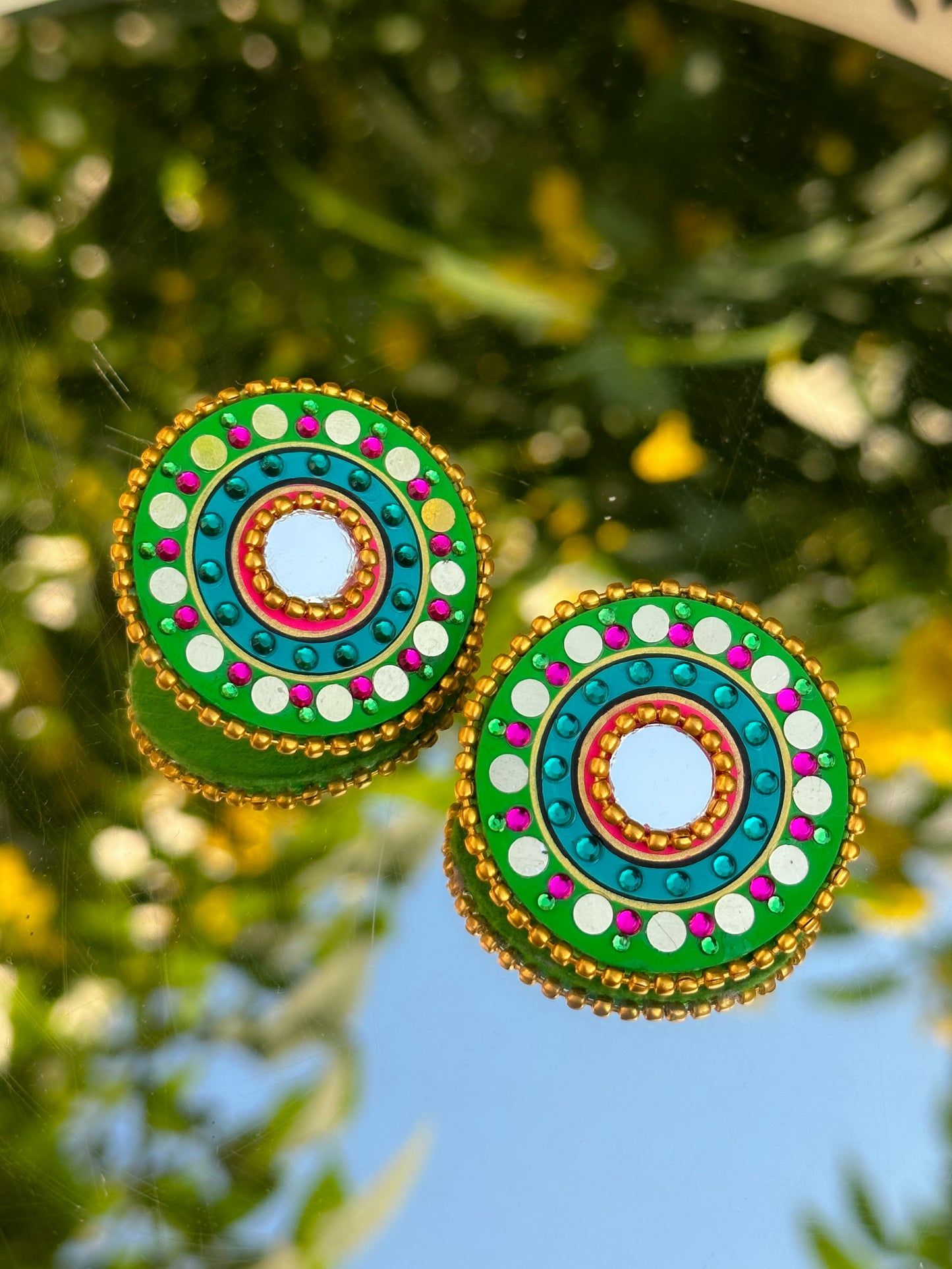 Mandala Studs