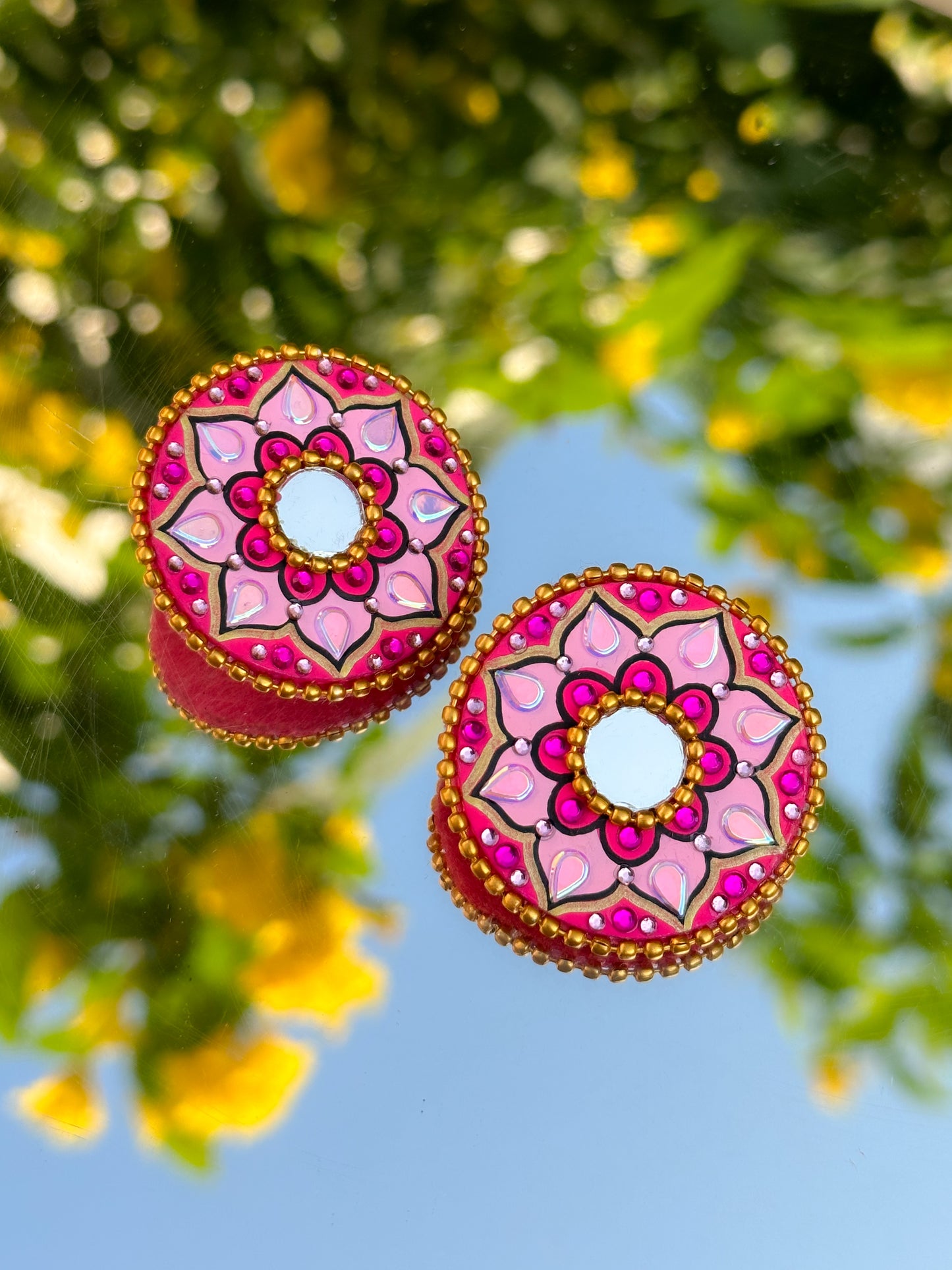 Mandala Studs