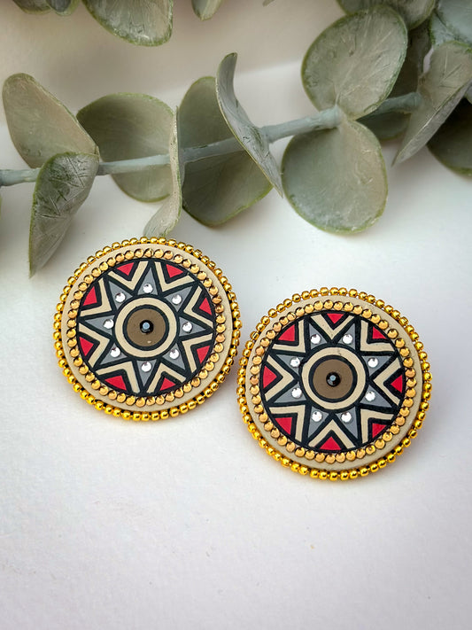Mini Mandala Studs