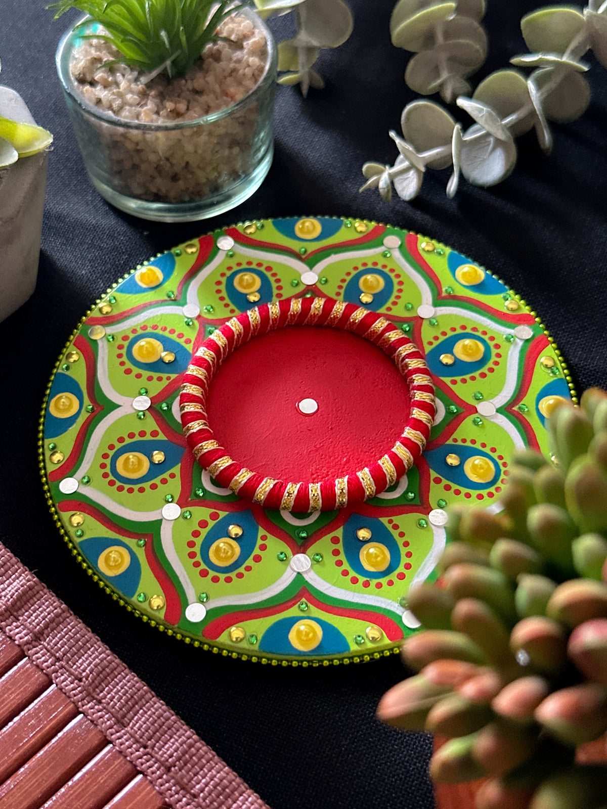 New Mandala Diya/Candle Holder