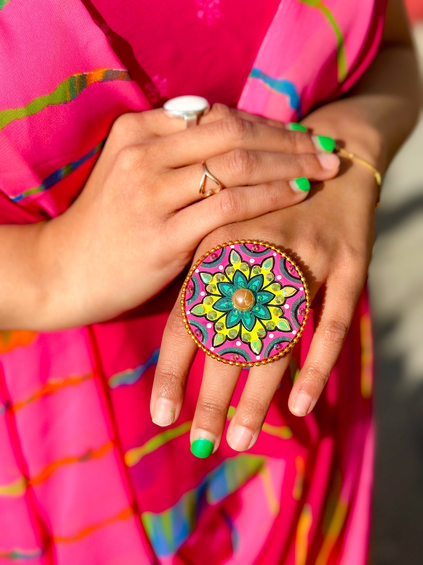 Jumbo Mandala Ring