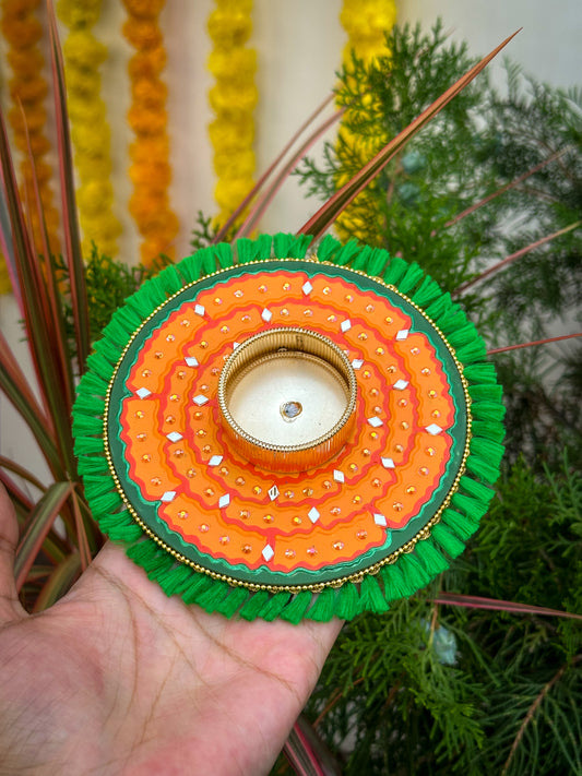 Mandala Tealight Candle Holder