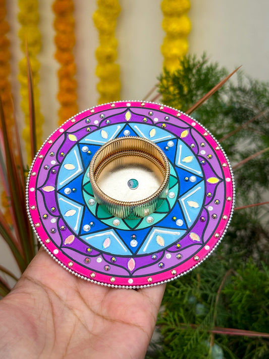 Mandala Tealight Candle Holder