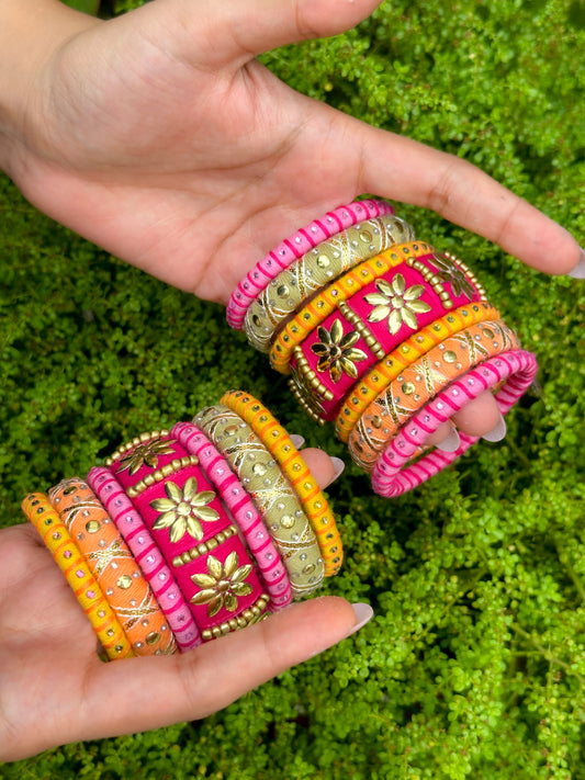 Kid's Bangle Set of 14 for Both Hands